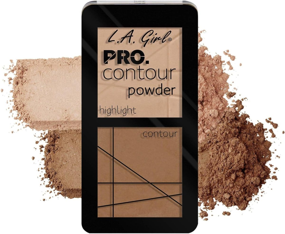 L.A. Girl LA Highlight Pro Contour Powder, Multicolor, 5.6g