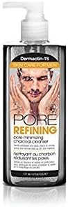 Dermactin -ts Men's Skin Care Refining Pore Minimizing Charcoal Cleanser, 5.7 Ounce