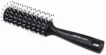 1 Pcs Black Wood Grain Series Ribs Comb Mens 8 Row Styling Hairbrush Massage Comb