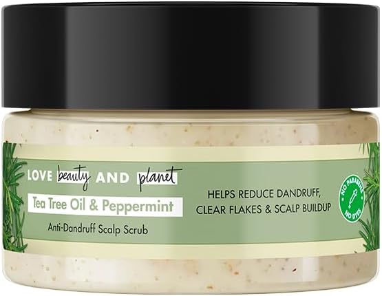 Love Beauty And Planet & Tea Tree & Peppermint |Anti dandruff scalp scrub, 200 ml