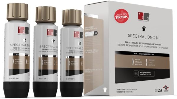 DS Laboratories Spectral.DNC-N Hair Serum - Hair Growth Serum, Hair Loss Treatments for Women & Men, Hair Thickening Products for Women, Scalp Treatment for Hair Growth for Men, Hair Growth Products