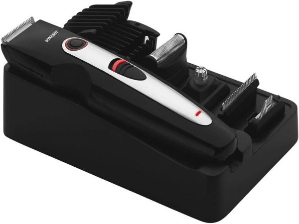 Sonashi SHC-1042 Rechargeable Hair Clipper w/ Fine Blade, High Speed Motor, Plastic Comb, Continuous Working, Portable, Cordless | Home Appliance