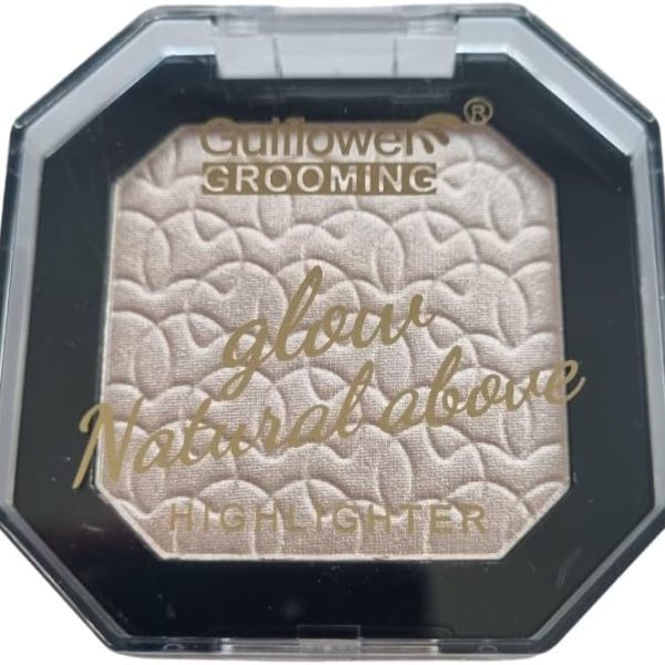 Glow Natural Highlighter Powder, Gulflower, 1 oz. (28 g), Radiant Glitter (GF395-1-3, medium)