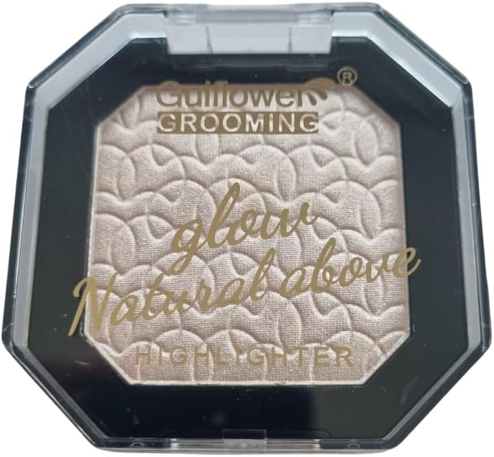 Glow Natural Highlighter Powder, Gulflower, 1 oz. (28 g), Radiant Glitter (GF395-1-3, medium)