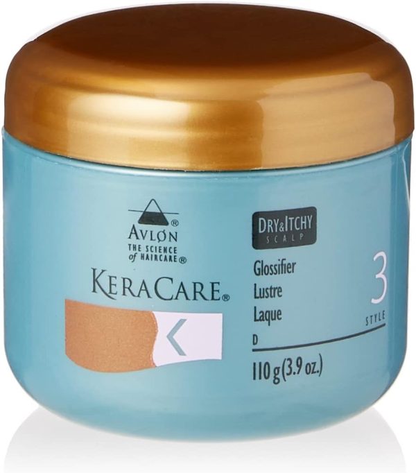 KeraCare Avlon Dry and Itchy Scalp Glossifier, Style 3, 3,9oz/110g