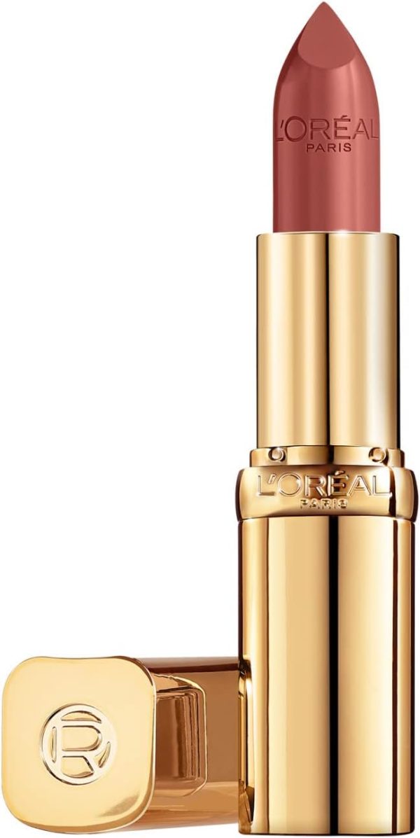 L’Oréal Paris Color Riche Satin Smooth Lipstick, Moisturising Pure Pigment Lip Colour, With Omega 3 & Vitamin E, 107 Seine Sunset