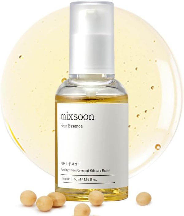 mixsoon [Mixsoon] Bean Essence 1.69 fl oz / 50ml | Natural fermented soybean serum for moisturization and skin nourishment | Cruelty Free