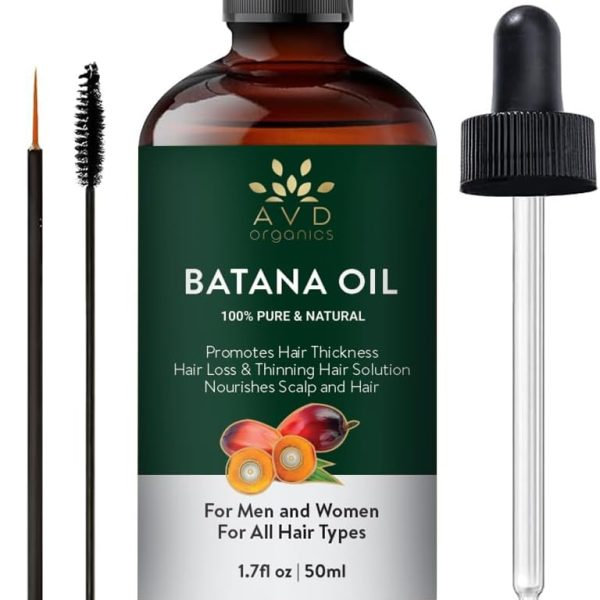 AVD Organics Batana Oil for Hair | 100% Pure & Natural batana oil for Hair, Skin moisturizer, Eyebrows | Ideal for Men & Women - 50ML