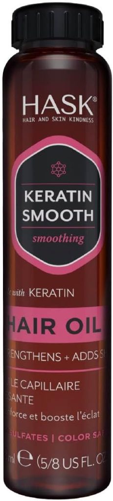 Hask Keratin Smoothing Hair Oil, 18 Ml