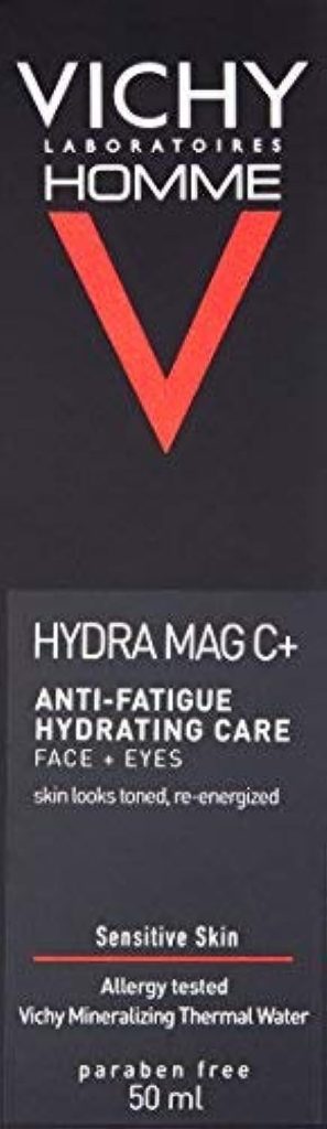 Vichy Homme Hydra Mag C+ Face Moisturizer for Men with Pure Vitamin C, 1.69 Fl. Oz.