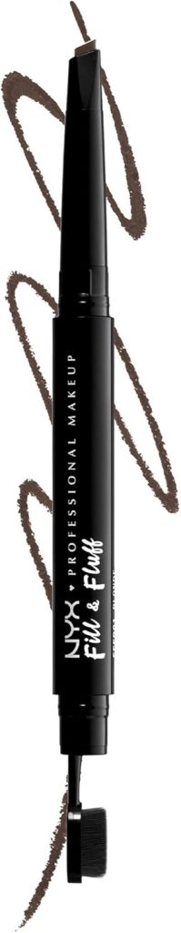 NYX PROFESSIONAL MAKEUP Fill & Fluff Eyebrow Pomade Pencil, Brunette 06