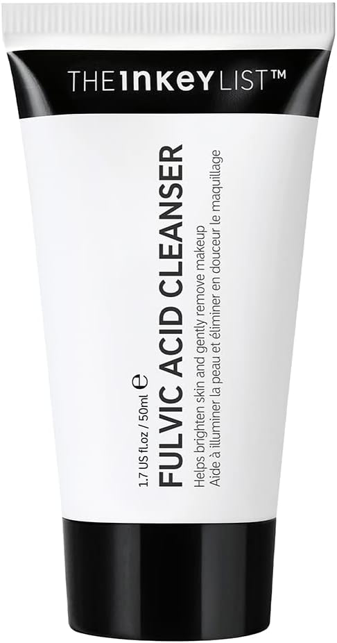 The INKEY List Fulvic Acid Brightening Cleanser, Brightens Skin and Gently Removes Makeup 50ml