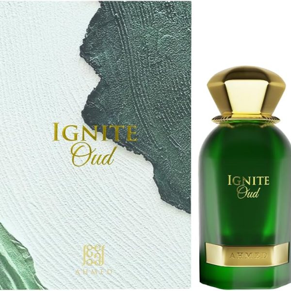 Ahmed Al Maghribi Ignite Oud 60ML | Perfume for men | Perfume for women | unisex Perfumes | Long Lasting | musk amber | Oud Perfume | sandalwood smolder | Perfumes