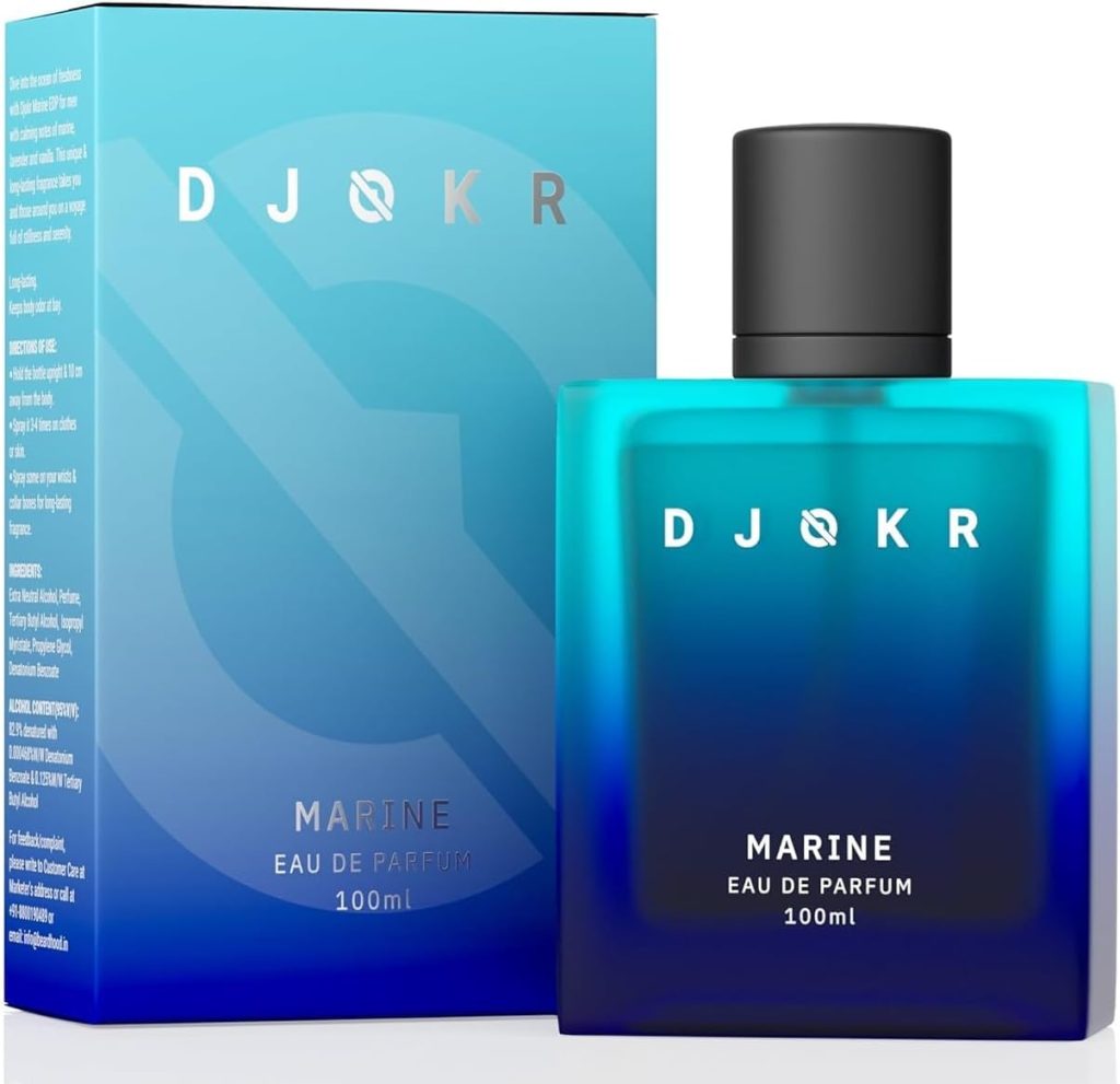 Djokr Marine Perfume For Men 100 ml | Eau De Parfum | Premium Luxury Long Lasting Fragrance Spray