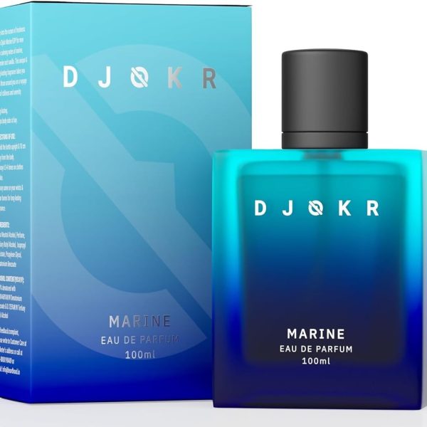 Djokr Marine Perfume For Men 100 ml | Eau De Parfum | Premium Luxury Long Lasting Fragrance Spray