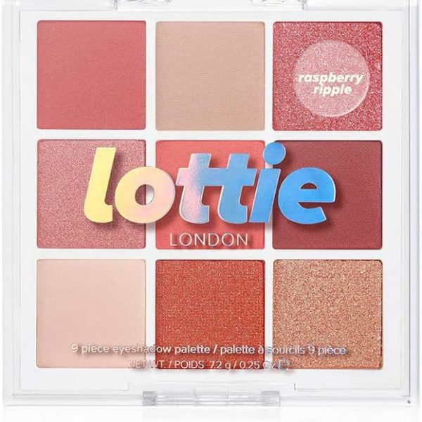 lottie LONDON 9 Shade Eyeshadow Palette - Raspberry Ripple