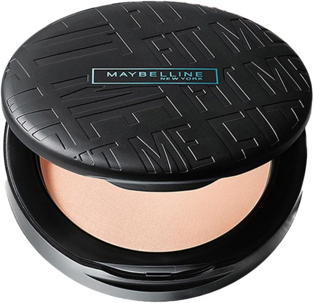 Maybelline New York Fit Me Compact Powder, Matte + Poreless Compact Powder, upto 16 hours of Oil Control with SPF 32 PA+++ and UV filters, and ideal for normal to oily skin - 115 Ivory|6g