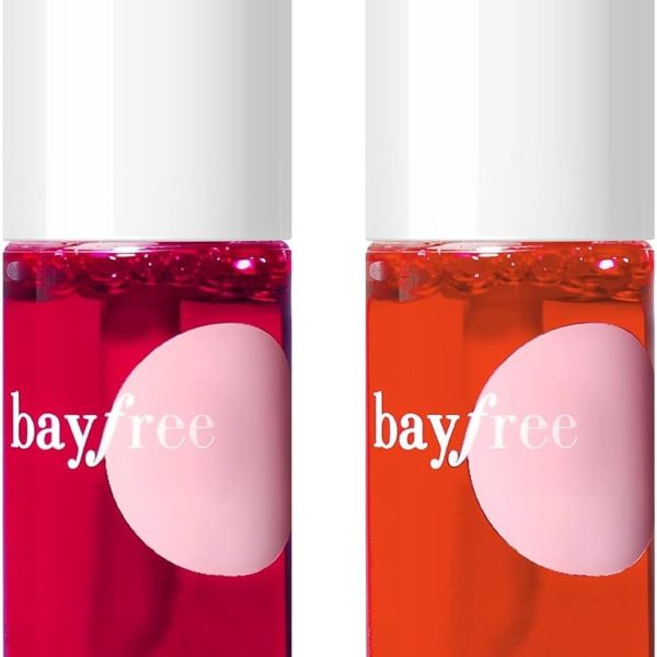 bayfree Lip Tint Stain Set, Matte Lipstick Lip Tint No-Transfer, Long Lasting Natural Tattoo Effect, Long Lasting Colour (Juicy)