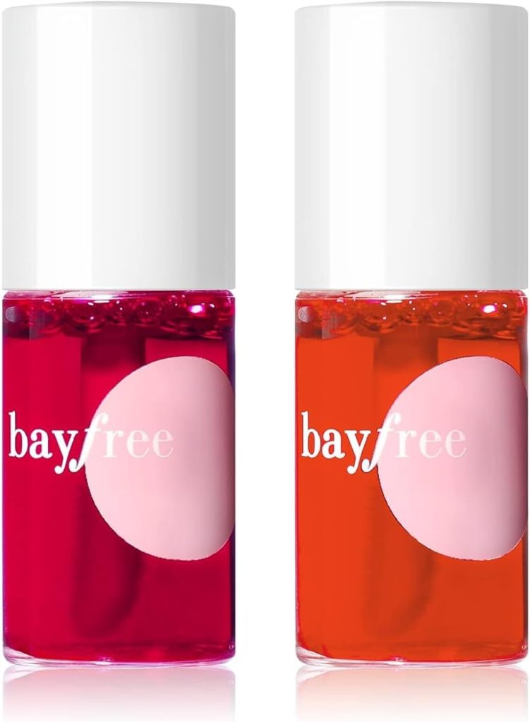 bayfree Lip Tint Stain Set, Matte Lipstick Lip Tint No-Transfer, Long Lasting Natural Tattoo Effect, Long Lasting Colour (Juicy)