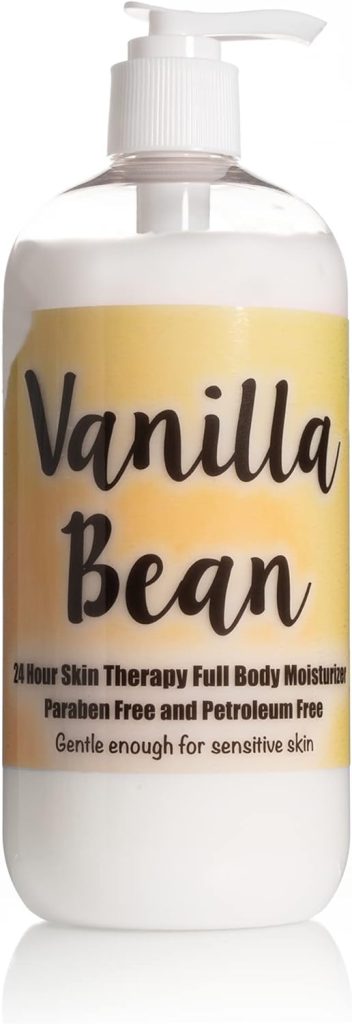 The Lotion Company 24 Hour Skin Therapy Lotion, Full Body Moisturizer, Paraben Free, Made in USA, Vanilla Bean Fragrance, w/Aloe Vera,16 Ounces