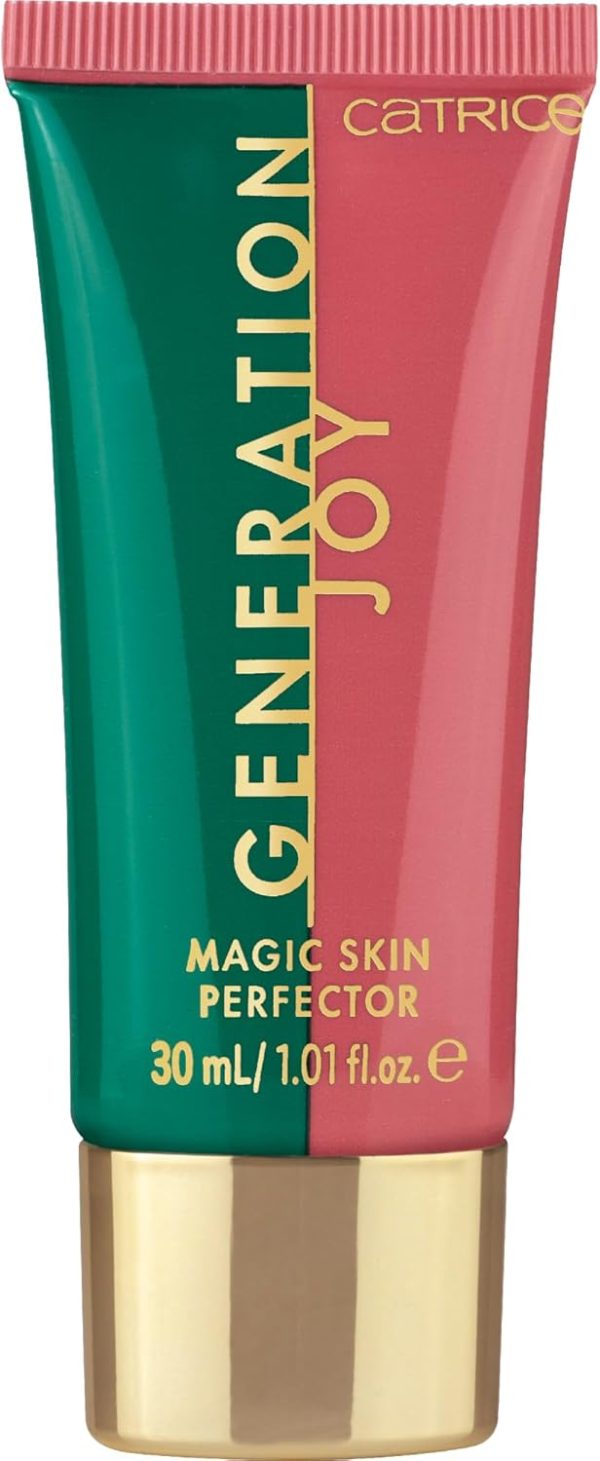 Catrice Generation Joy Magic Skin Perfector, Base No. C01, Nude, Anti-Ageing, Moisturising, Vegan, UVA and UVB Filter + SPF 15, Paraben-Free, No Microplastic Particles, Pack of 1 (30 ml)