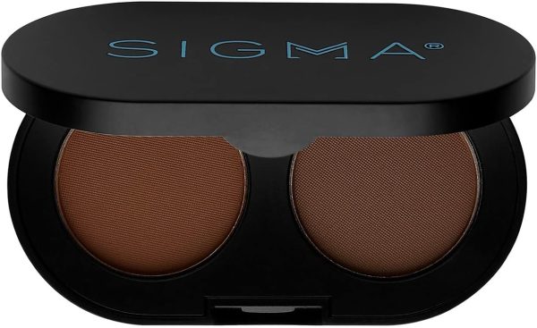 Sigma Beauty Colour + Shape Brow Powder Duo, Dark, Brown