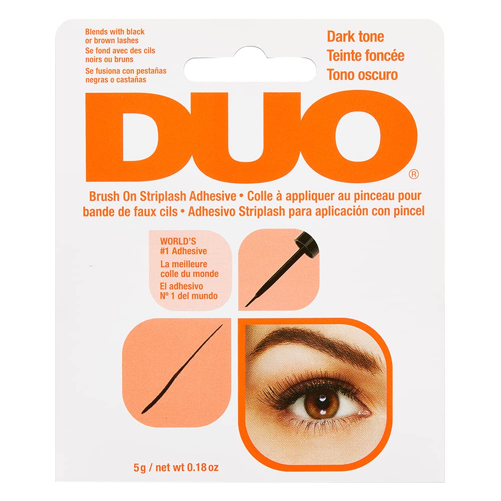 Duo Dark Brush On Adhesive, 0.18 Oz.