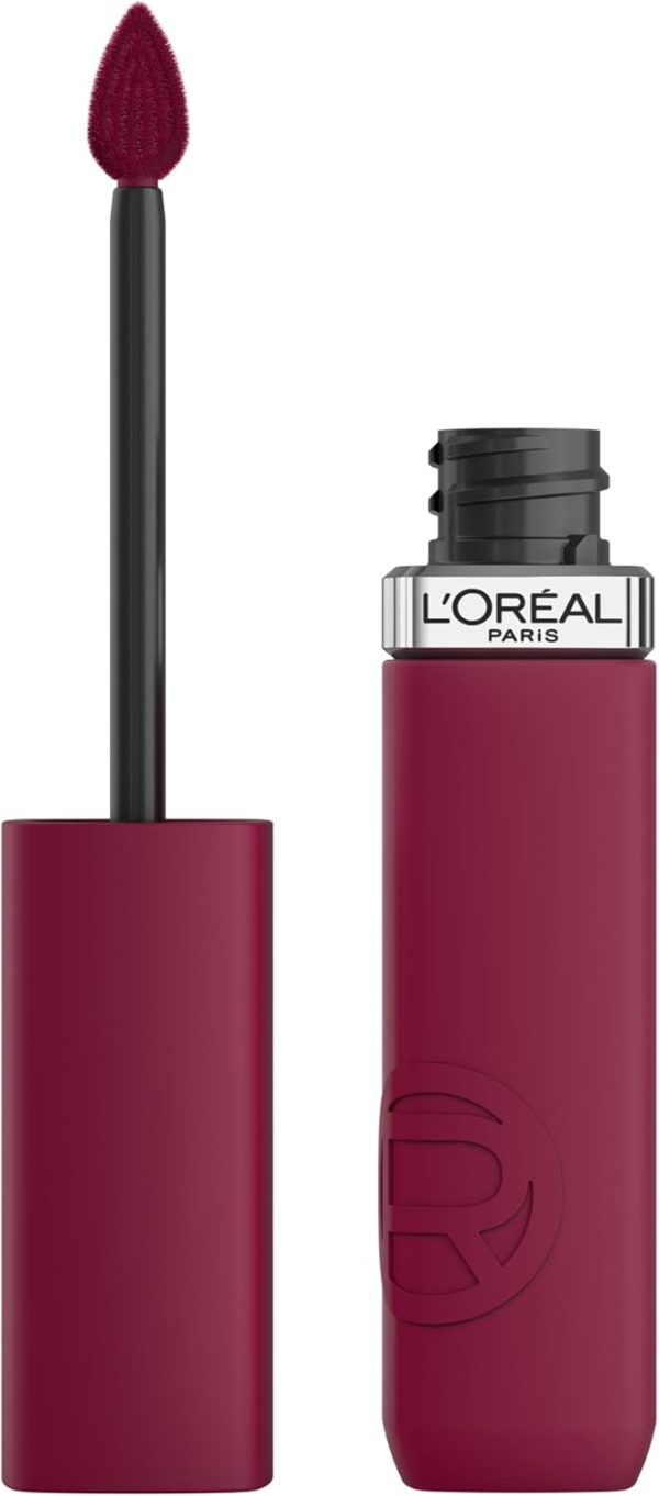 L’Oréal Paris Liquid Lipstick Intense Colour Longwear Matte Formula with Hyaluronic Acid Transfer and Smudge-proof Infallible Matte Resistance Shade: 560 Pay Day