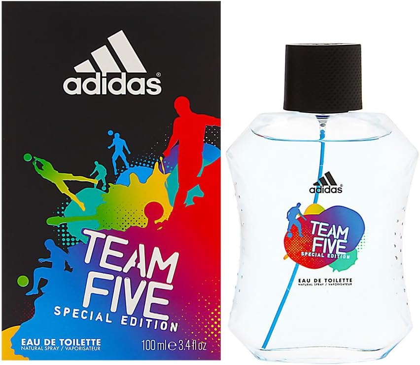 Team Five Special Edition By Adidas For Men - Eau De Toilette, 100 Ml