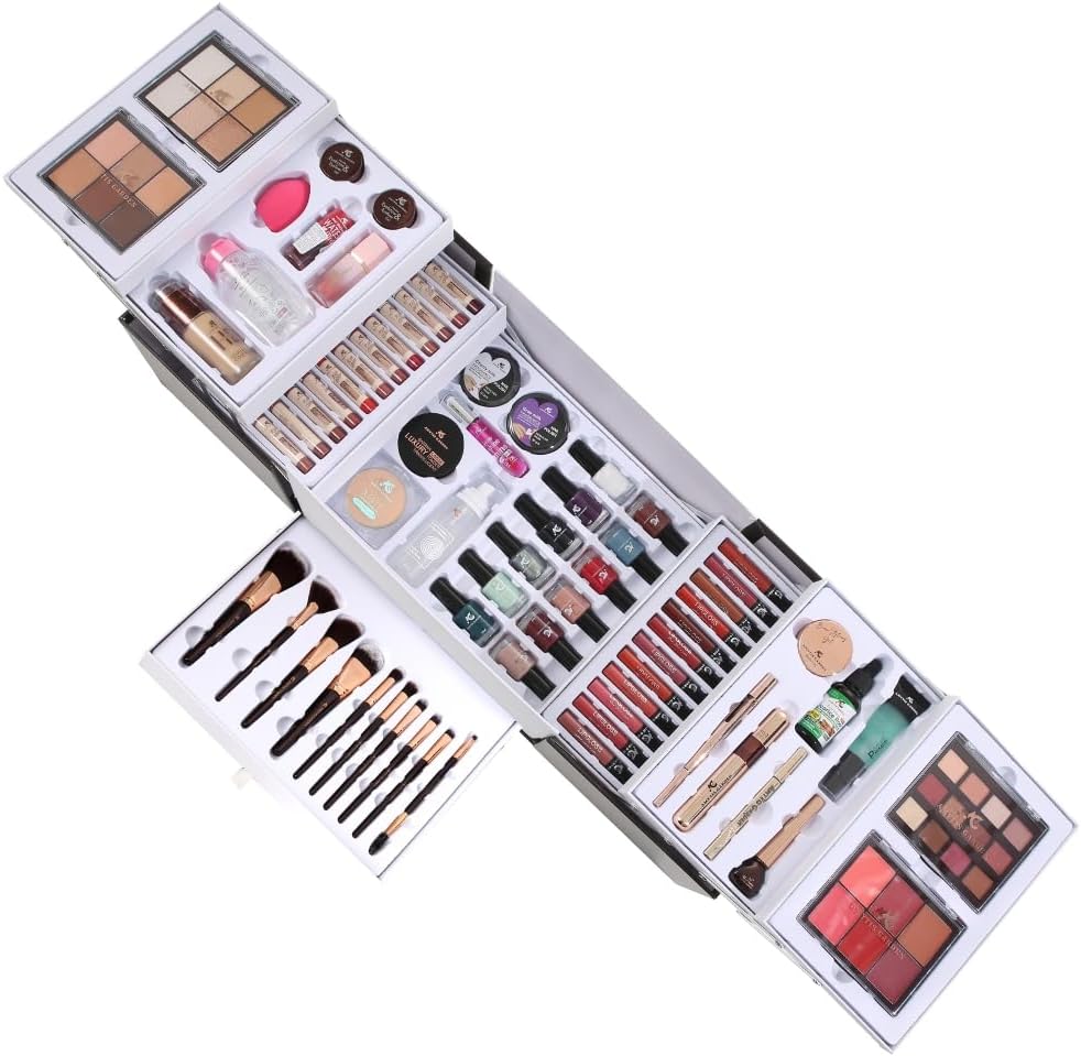 Amytis Garden Professional Makeup Kit Sets - ELEGANT - Ultimate Color - Gift Set for Women/Girls - All-in-one Makeup Kit - Wide Range Of Combinations To Chose From! (Set of 96 Pcs)