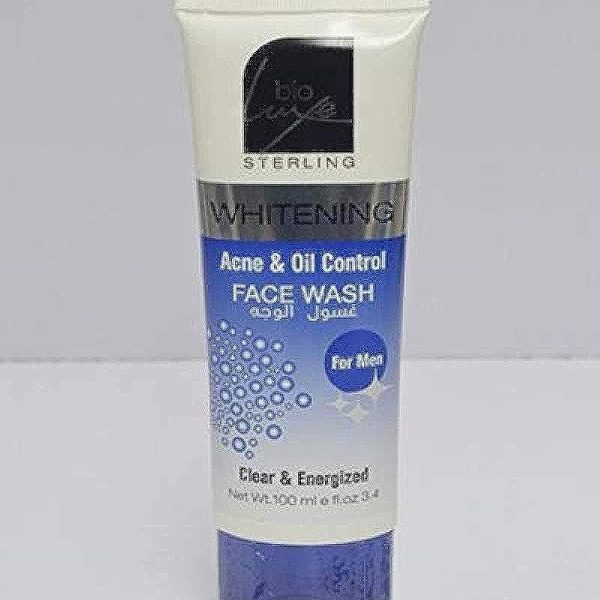 BIO LUXE Face Wash - Clean & Energized - Acne & Oil Control - Whitening - For Men