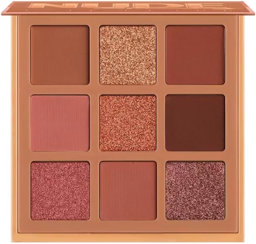 9 Colours Eye Shadow Palette small，Eye Makeup Palette，Long Lasting Blendable Shades (L9750-A)