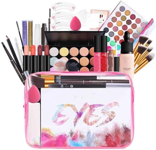 Goreem Makeup Kit for Women Full Kit All in One Makeup Kit Multipurpose Makeup Kit-Makeup Brush Set makeup kit for beginners and teen girls,Perfect for party makeup/casual makeup/wedding makeup etc.