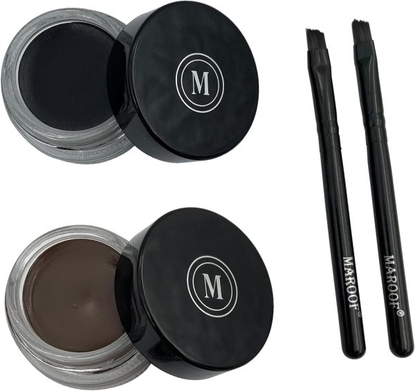 MAROOF Eyebrow Gel 01 Black & Medium Brown