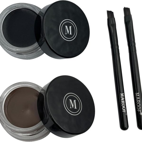 MAROOF Eyebrow Gel 01 Black & Medium Brown