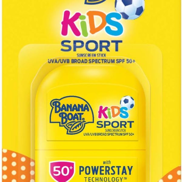 Banana Boat Kids Sport Broad Spectrum Sunscreen Stick with SPF 50, 0.05 Ounce