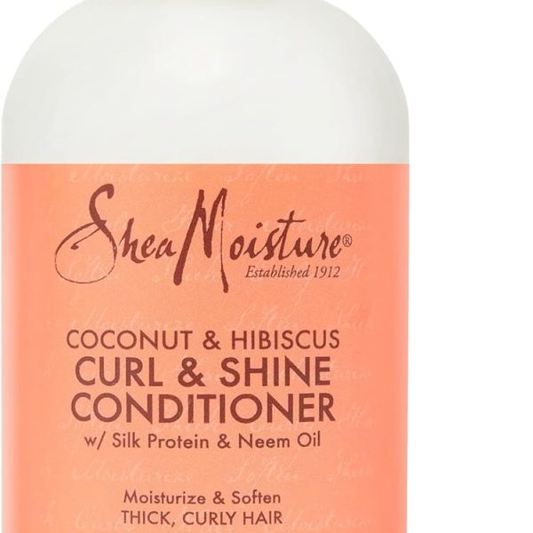 Shea Moisture Coconut & Hibiscus Curl & Shine Conditioner For Unisex, 384 ml