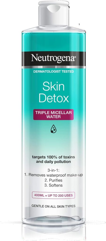 Neutrogena Skin Detox Triple Micellar Water, 400 ml