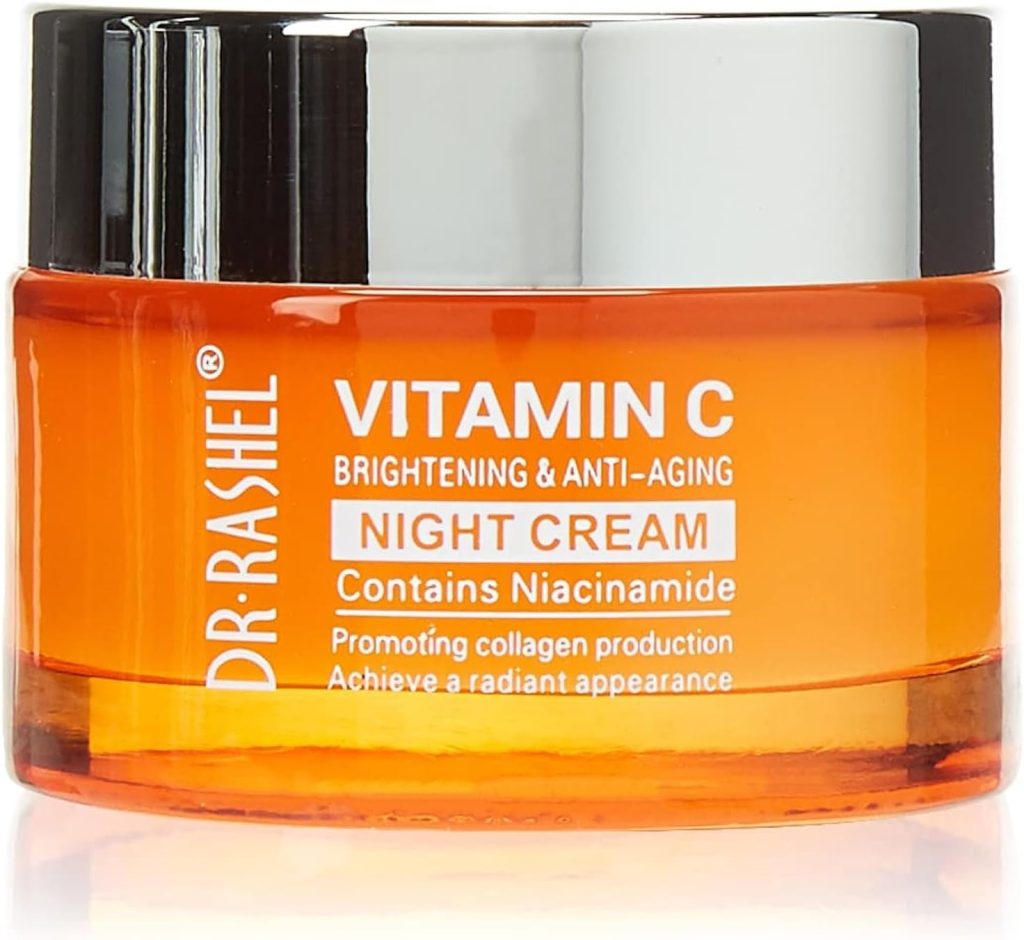 Dr. Rashel Vitamin C Brightening & Anti-Aging Night Cream, White - 50g