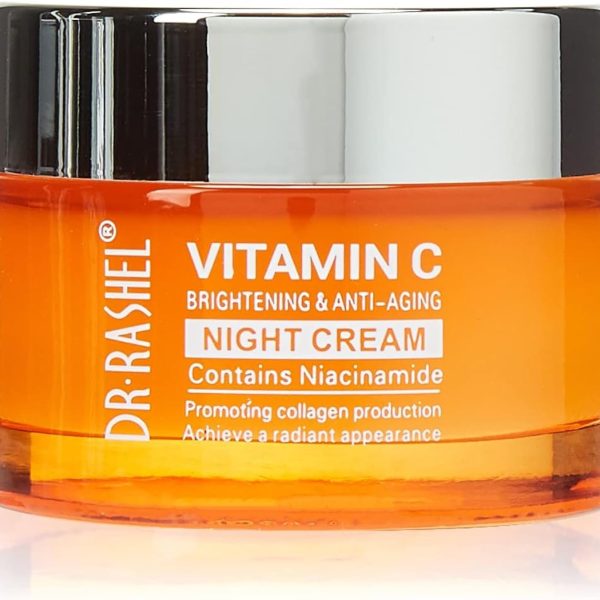 Dr. Rashel Vitamin C Brightening & Anti-Aging Night Cream, White - 50g