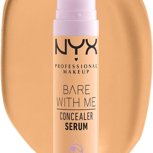 NYX PROFESSIONAL MAKEUP Bare With Me Concealer Serum, Up To 24Hr Hydration - Golden