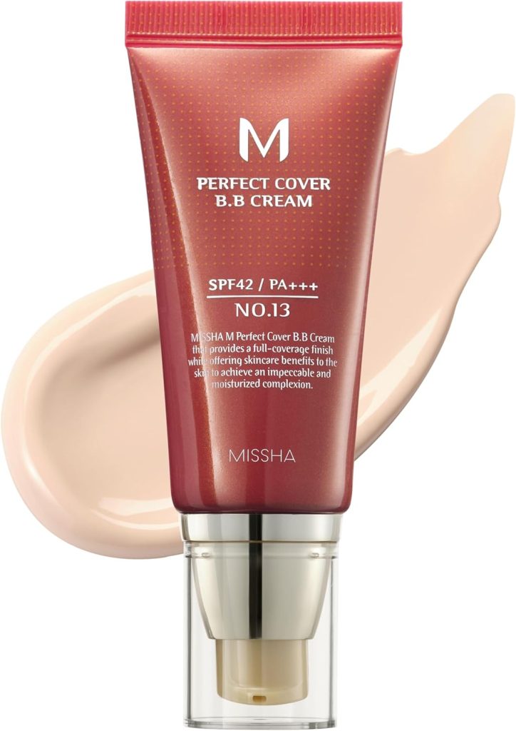 Missha M Perfect Cover BB Cream SPF42/PA+++, No. 13/Bright Beige, 20ml