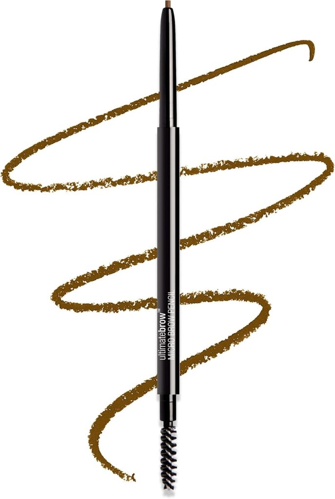 Wet n Wild Ultimate Brow Micro Eyebrow Retractable Pencil, Soft Brown, Ultra Fine 1.5mm Tip, Draws Tiny Brow Hairs