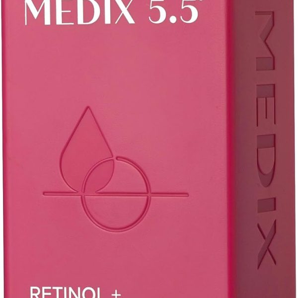 Medix 5.5 Retinol Cream With Ferulic Acid Anti Sagging Treatment Targets Crepey Wrinkles And Sun Damaged Skin Anti Aging Cream Infused With Black Tea Aloe Vera And Chamomile 15 Ounce Multi