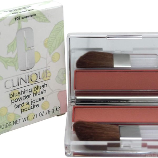 Clinique Blushing Blush Powder Blush - 107 Sunset Glow-CLINIQUE-235871