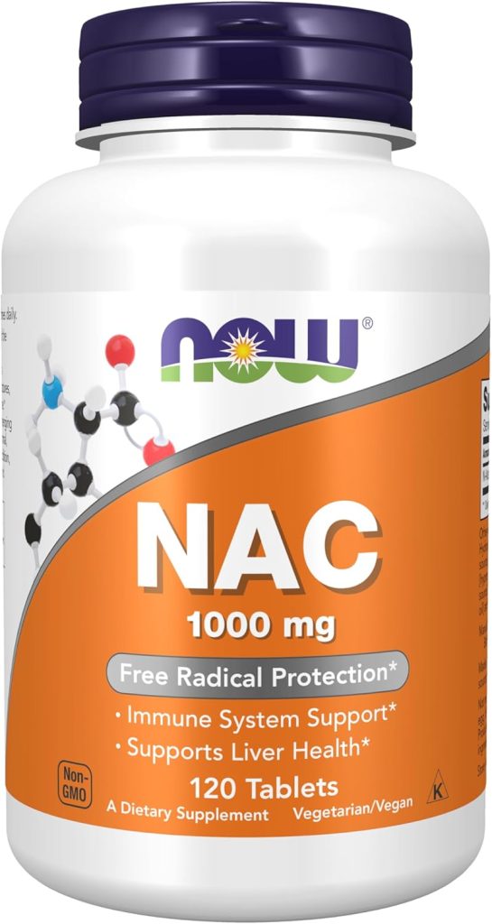 Now Foods Nac 120 Tablets, 1000 Mg