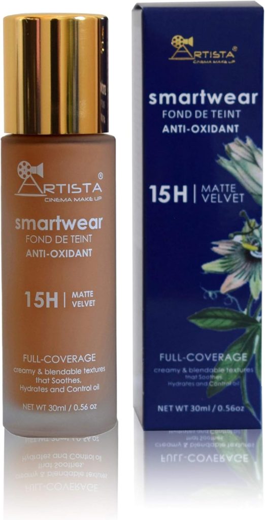 ARTISTA CINEMA MAKE UP - Smartwear™ Liquid Foundation, 15h Matte Velvet 30ml, 05 Tan