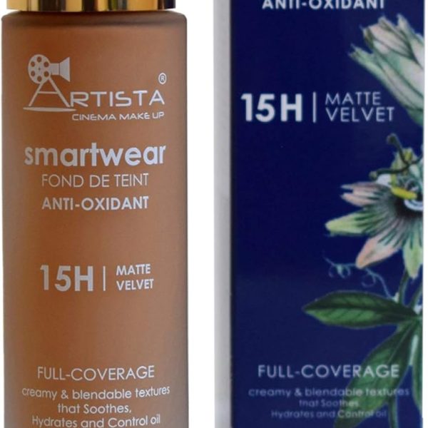 ARTISTA CINEMA MAKE UP - Smartwear™ Liquid Foundation, 15h Matte Velvet 30ml, 05 Tan