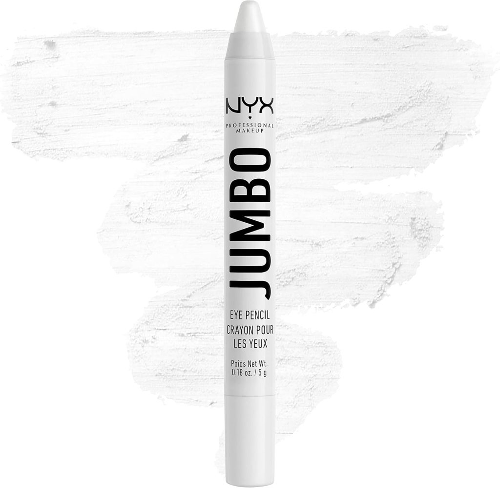 NYX PROFESSIONAL MAKEUP Jumbo Eye Pencil, Blendable Eyeshadow Stick, Eyeliner Pencil & Highlighter, No Pulling, Tugging or Fading, Cruelty Free - Shade: Milk