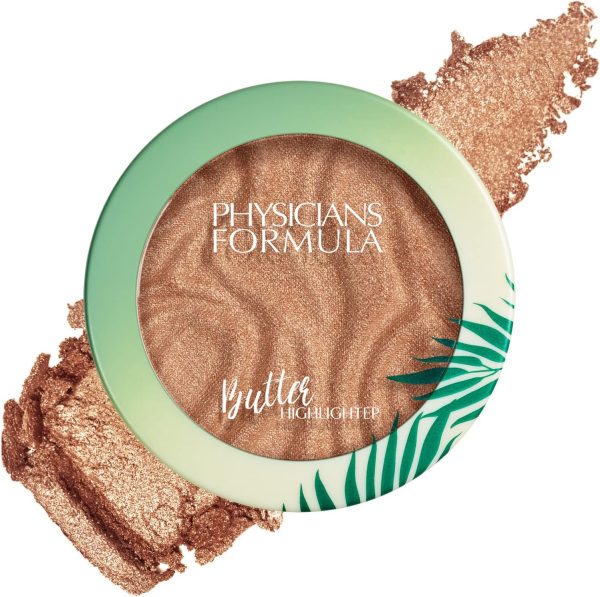 Physicians Formula Murumuru Butter HighlighterFace Powder Make Up, Rose Gold, Dermatologist Approved,